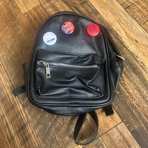 Small little black backpack